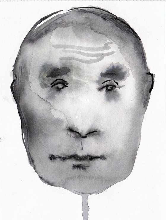 VLADIMIR, EXPRESSIVE INK drawing