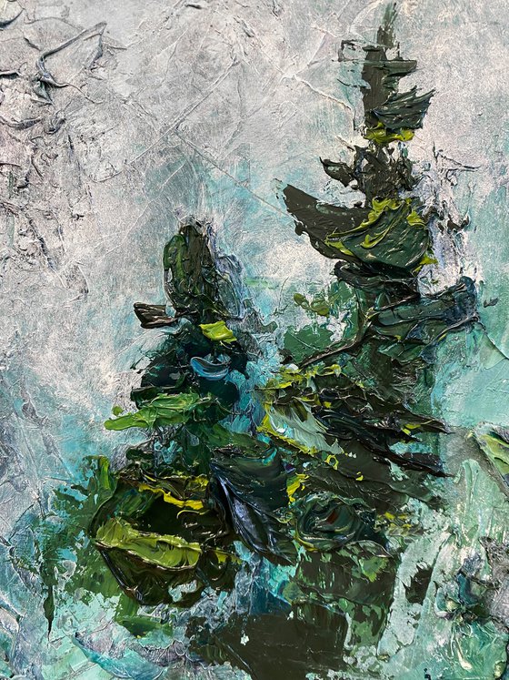 Forest Landscape Oil Painting