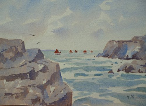 Hookers near Aran by Maire Flanagan