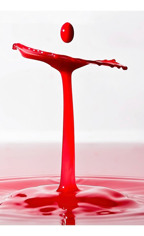 'Here I Come' - Liquid Art Waterdrop Collection by Michael McHugh
