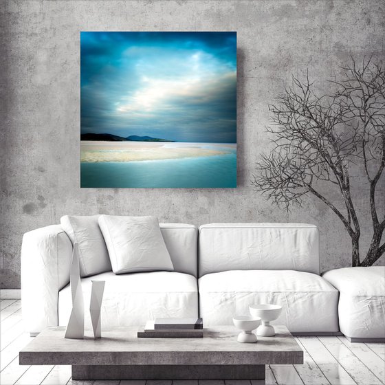Colours of the Sea  - Extra large impressionist style beach abstract