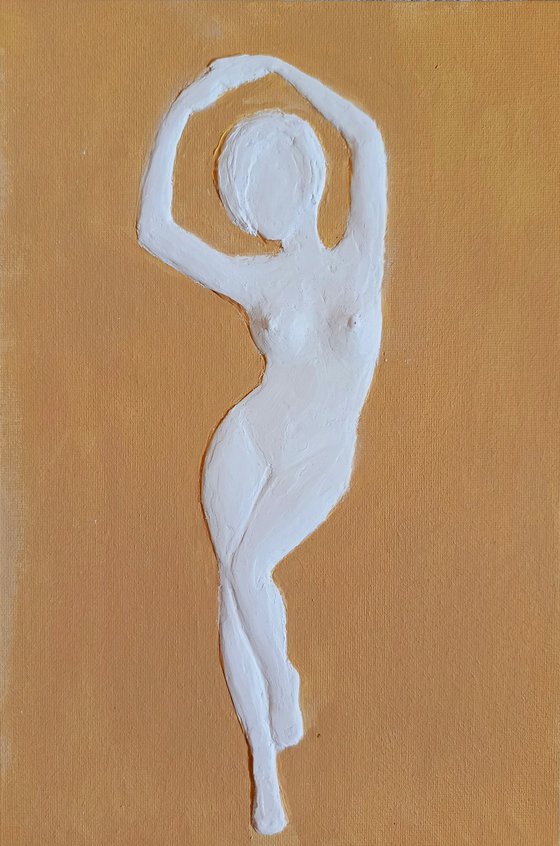 Nude female VIII Base relief