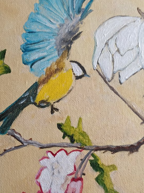 Birds on a branch