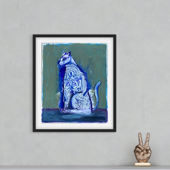 The Guardian cat
