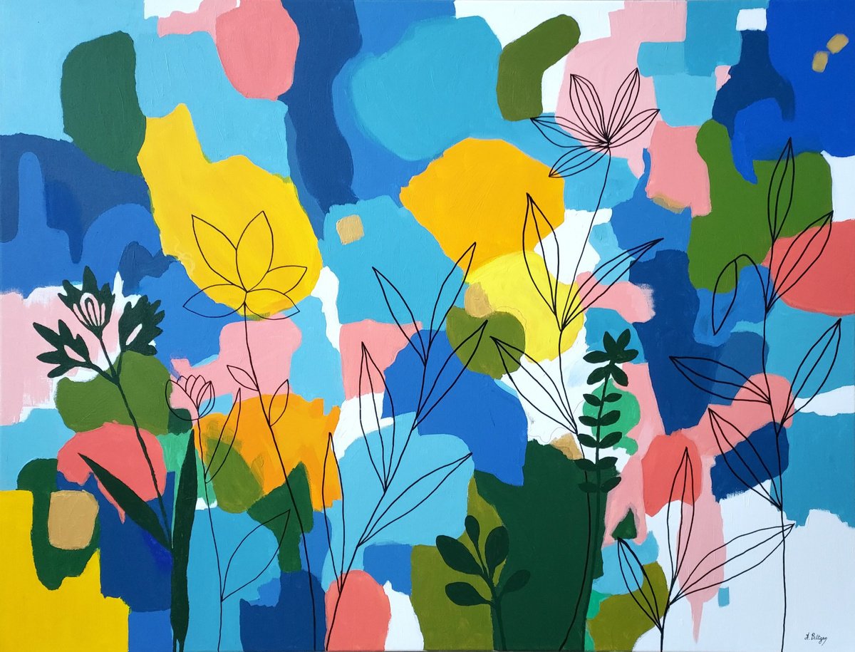 i?clats De Printemps By Axelle Biltgen, 46 X 35, Artwork For Sale On Artfinder