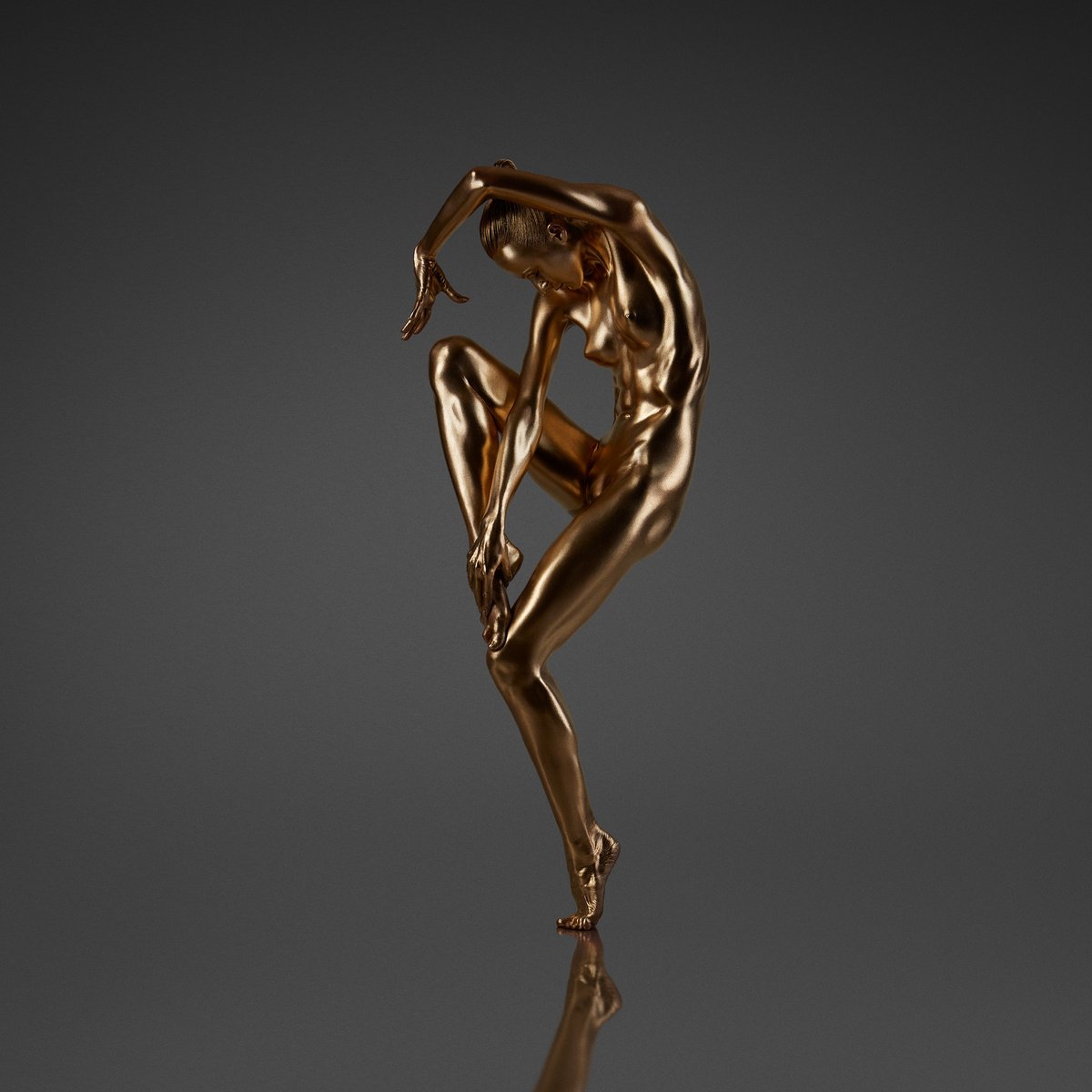 Portrait Photograph By Yevgeniy Repiashenko, 49 X 49", Ra, Original Artwork