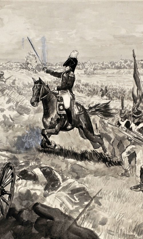 General A.P. Ermolov's counterattack by Simon Kozhin