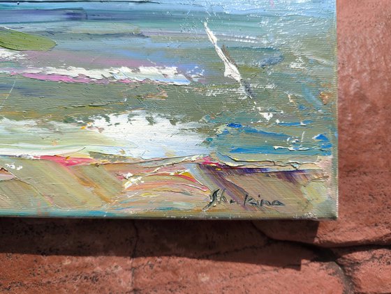 A quiet evening by the sea