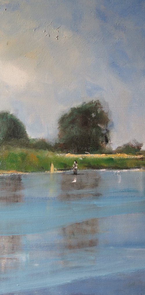 The River Ouse, Aug 27 by Malcolm Ludvigsen