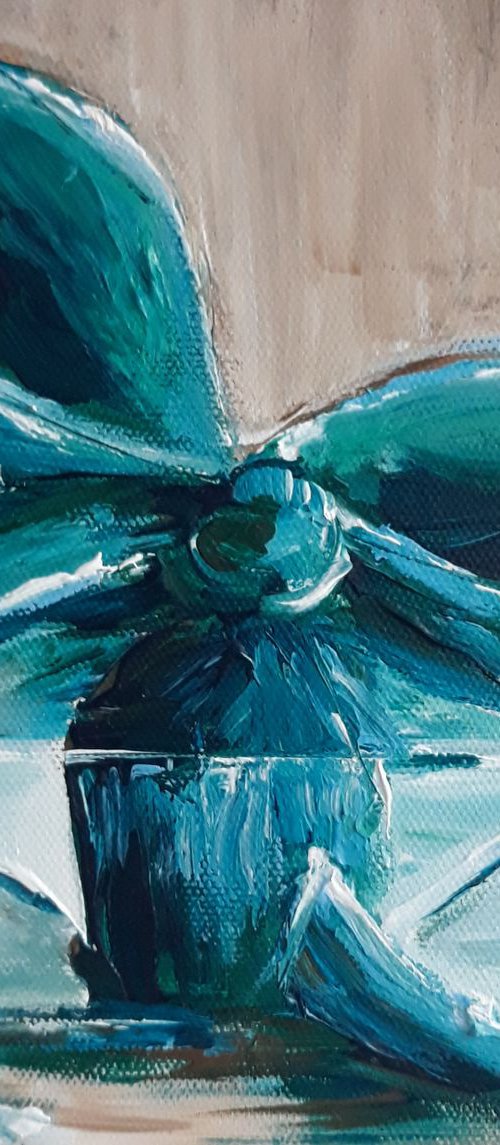 It's Christmas 02- Small Painting / Sculpture  Gift Idea by Danijela Dan