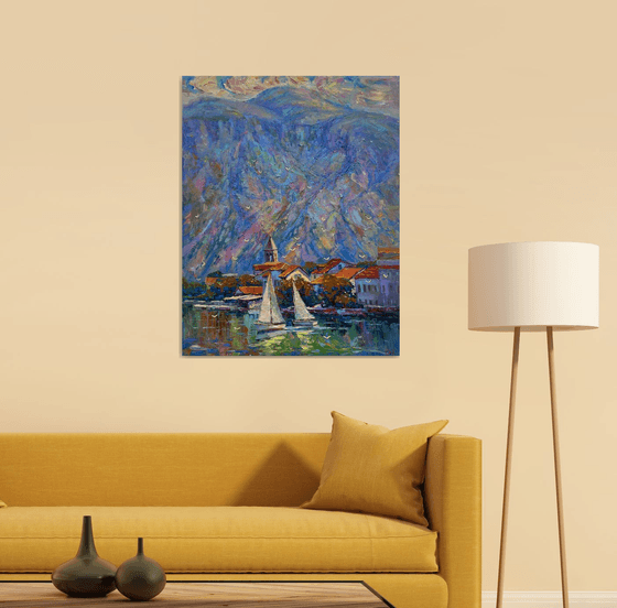 "Evening in the mountains"