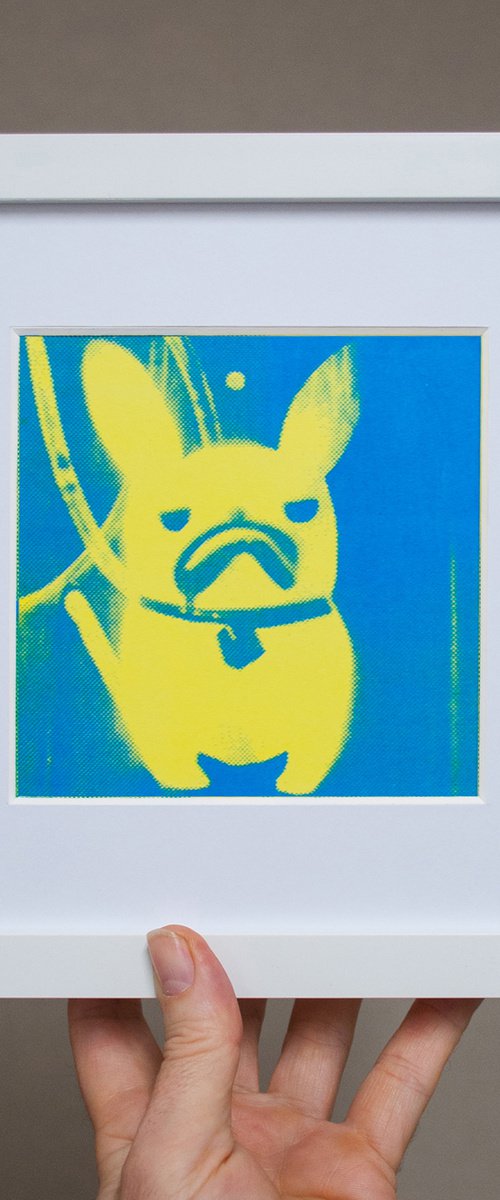 'Yoyo' French Bulldog (small framed artists proof) by AH Image Maker