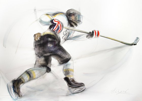 Hockey player. #1