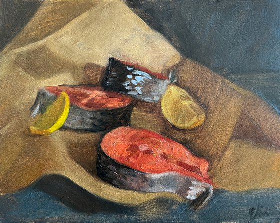 Still Life with salmon