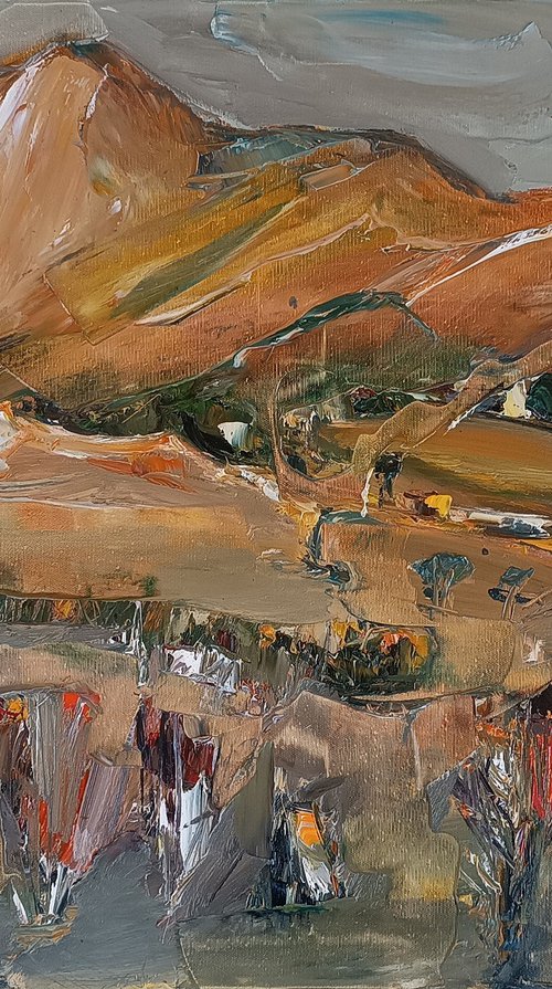 Village Under the Hills by Vlas Ayvazyan