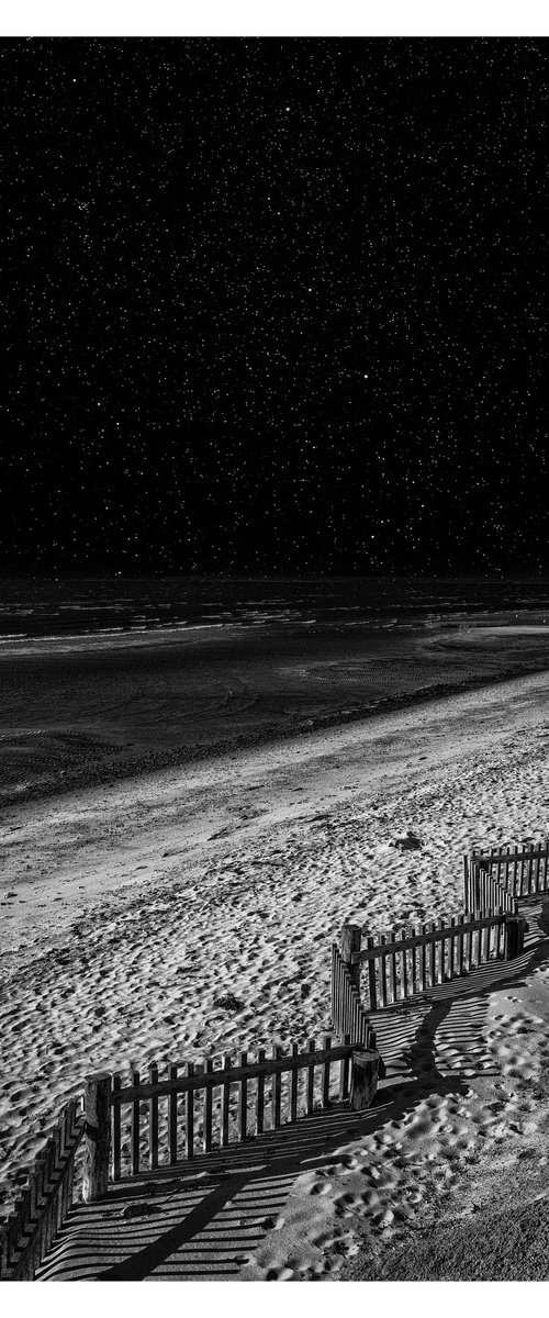 Thumpertown Beach, Night -  12 x 18" by Brooke T Ryan