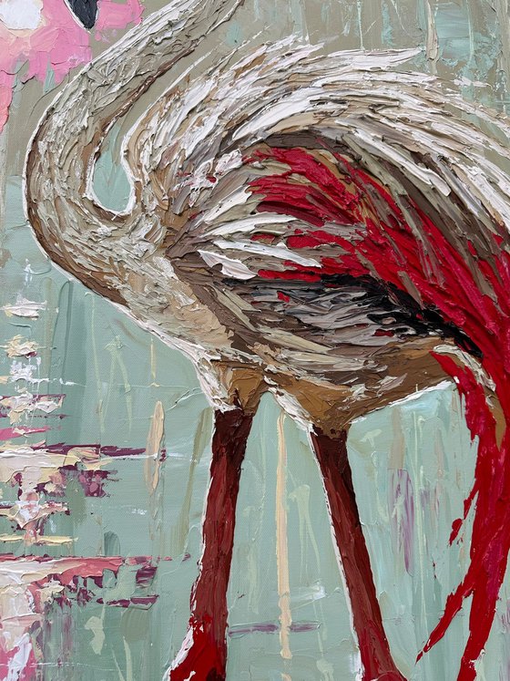 Green Flamingo