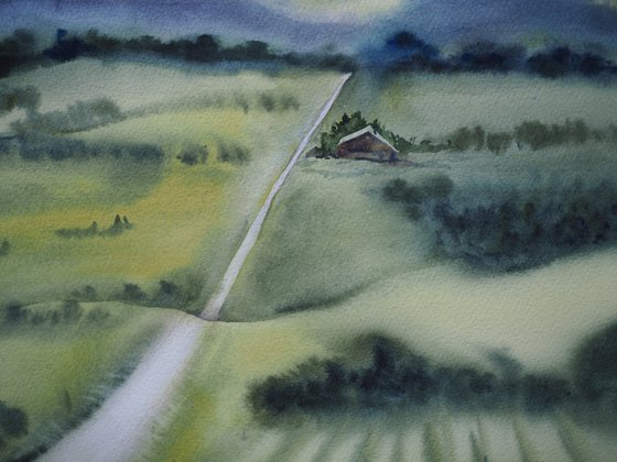 Road to the mountains