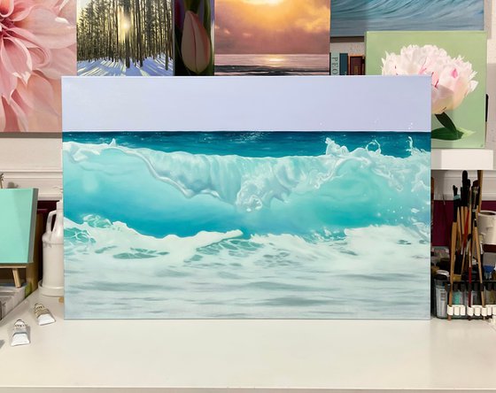 Teal Harmony. Seascape