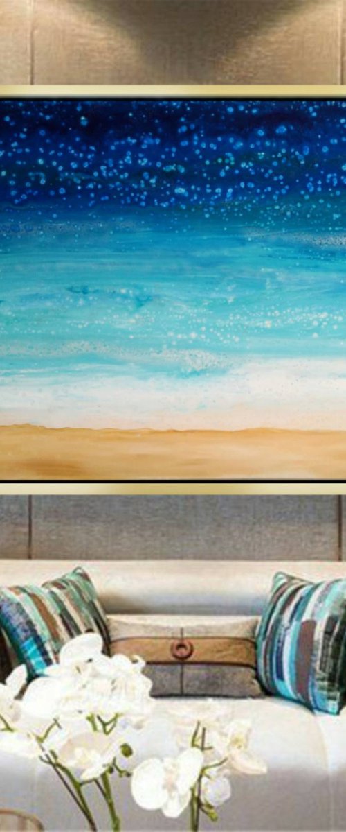 Thalassa  (70x120 cm) by Eleni Denart