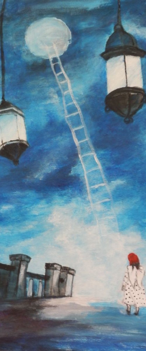 The way to the moon by Maria Karalyos