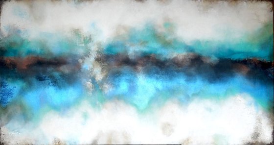 Pacific blues  (140 x 70 cm)