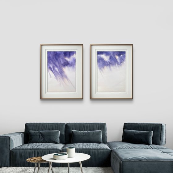 Abstract rain clouds Spring
