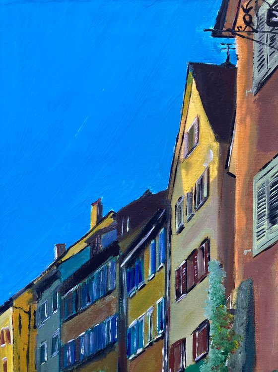 Swiss Town, Late Afternoon