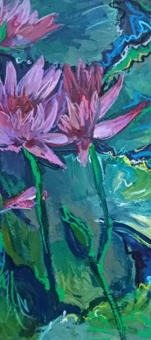 Monet's flowers by Tetiana Borys