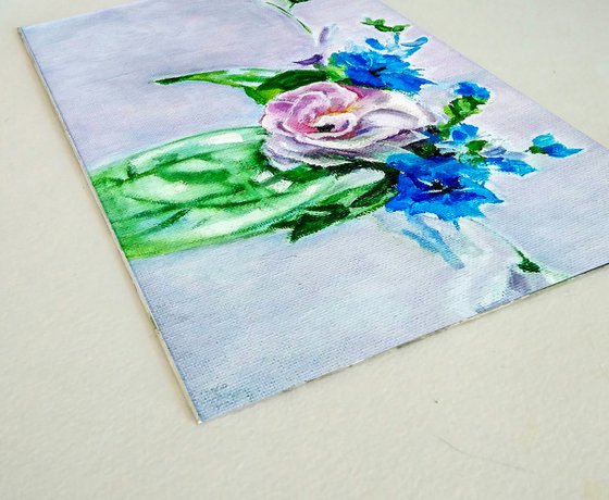 Bouquet of cornflowers