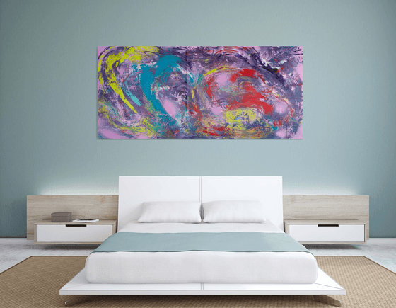 Pink in love, 200x90 cm