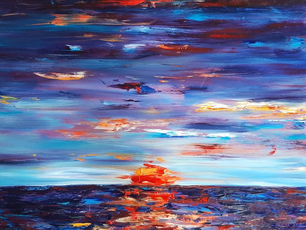 Sunrise Celebrations by Niki Purcell - Irish Landscape Painting