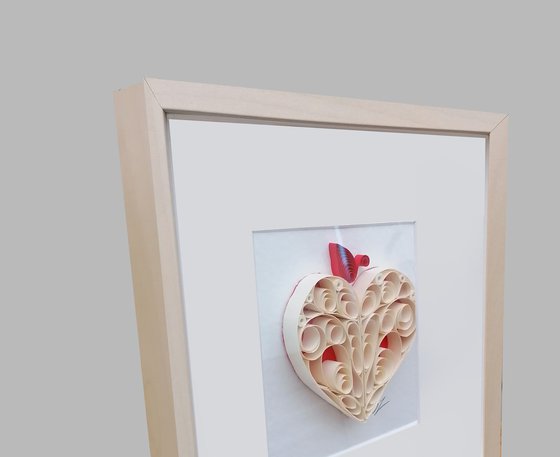 Quilling Red Heart