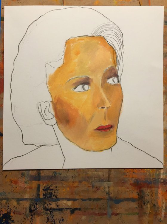 Study of a woman portrait XXXIV