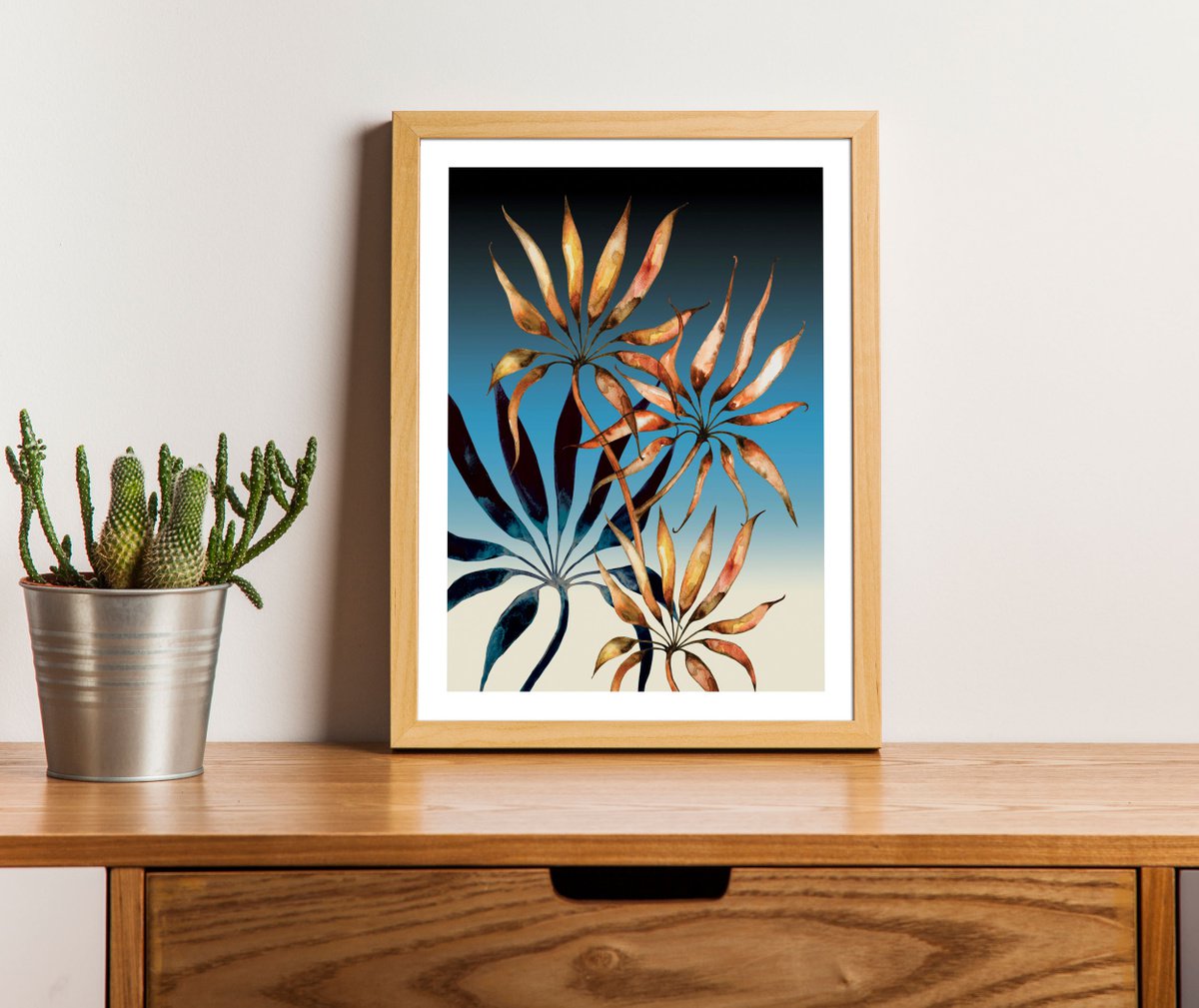 Illustrative Botanical Giclee Print By Milena Gaytandzhieva, 13 X 17", Flora 3, Original Artwork