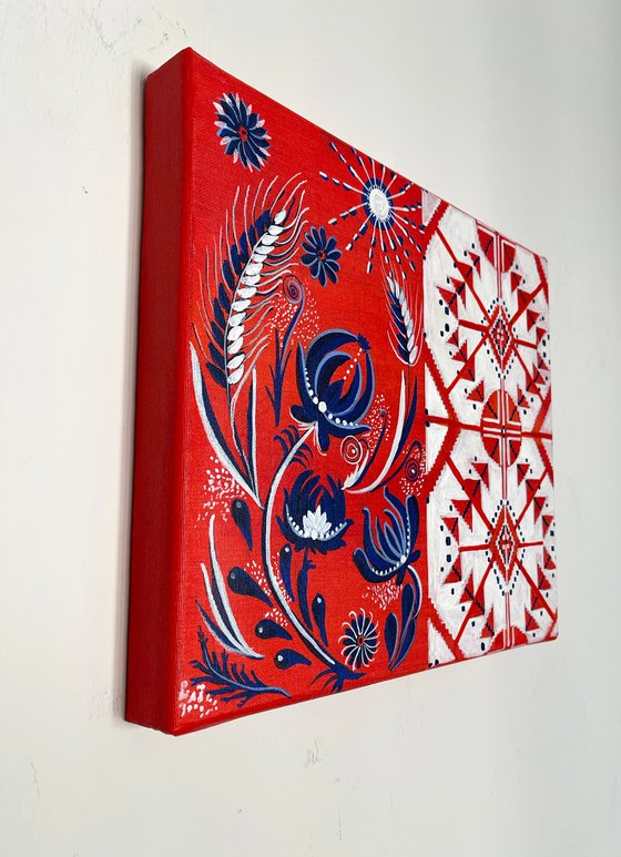 Embroidery & Bloom: Ukrainian Fusion