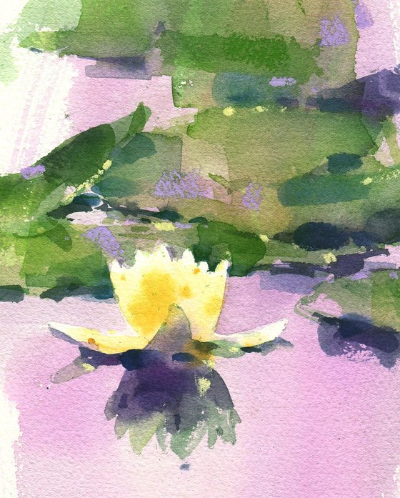 Diptych "Melody of river"