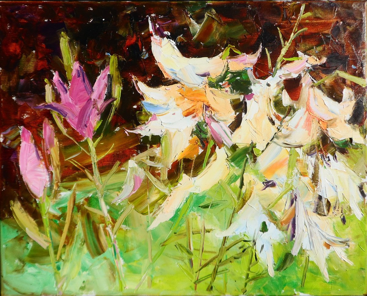 Lilies flowers by Yehor Dulin