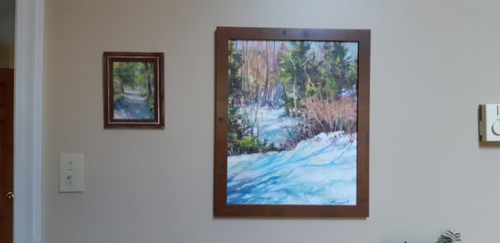 Warm snow 2 - plenair