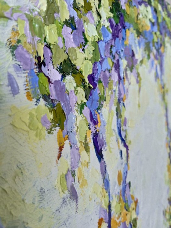 Poplars in the morning sun