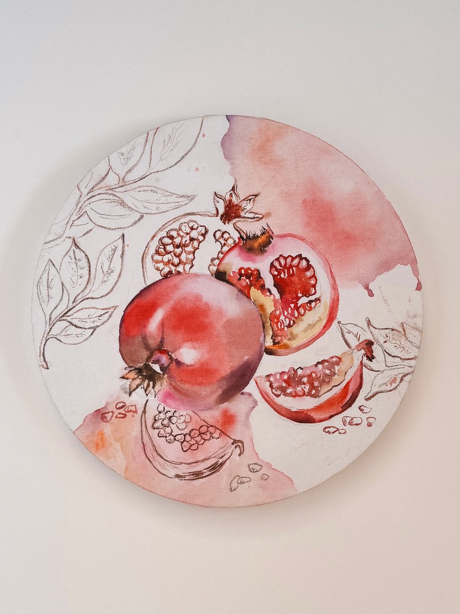 Impressionistic Painting , Red Fruit By Irina Ponna, 12 X 12, Artwork For Sale On Artfinder