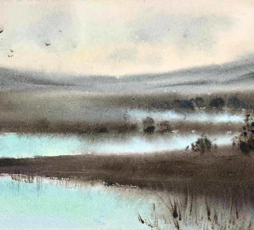 Abstract landscape #3 by Eugenia Gorbacheva