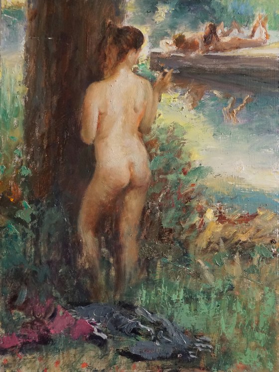 By the lake