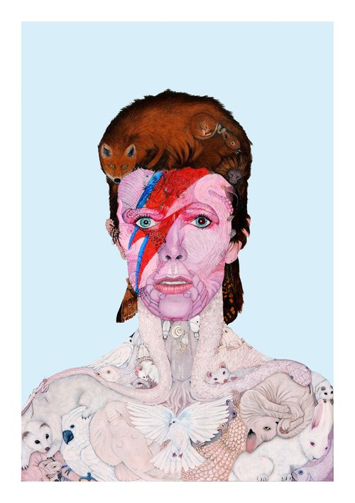 Anthropomorphic Bowie by Hisham Echafaki