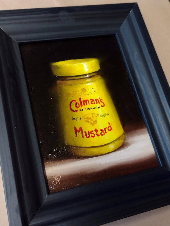 Mustard   framed still life