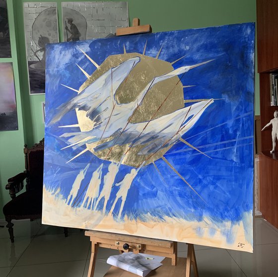 Without Ground, There’ll Be the Sky 115x105