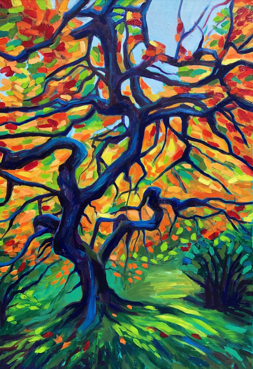 Maple Serenade By Jennie Smallenbroek, 35 X 47, Artwork For Sale On Artfinder