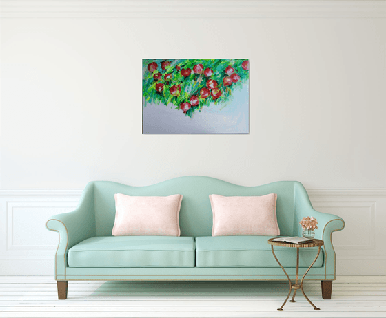 Pomegranate tree-(100x70cm)