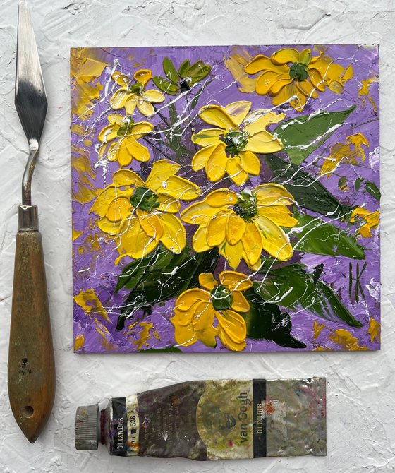 Rudbeckia Painting