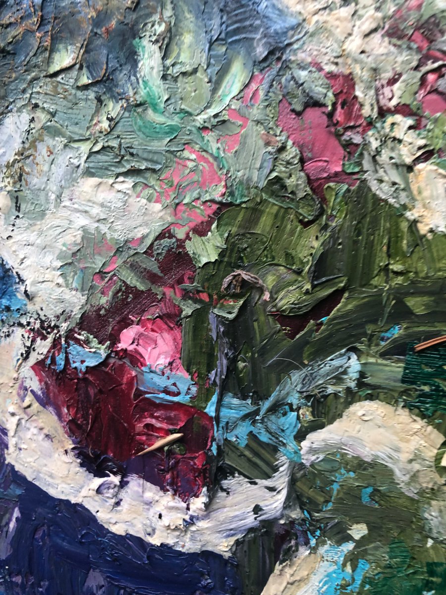 THE ARTICHOKE Oil painting by Maureen Finck Artfinder